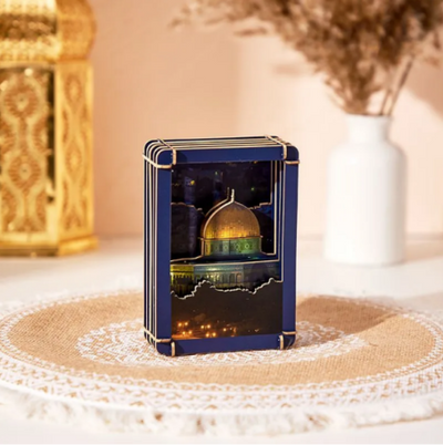 Jerusalem Mosque Pop up Painting（Horizontal)
