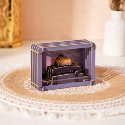 Jerusalem Mosque Pop up Painting (Vertical)