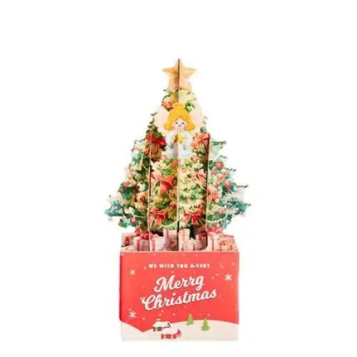 Christmas Tree Pop-Up Box Card - cards