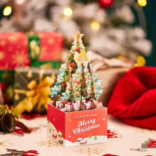 Christmas Tree Pop-Up Box Card - cards