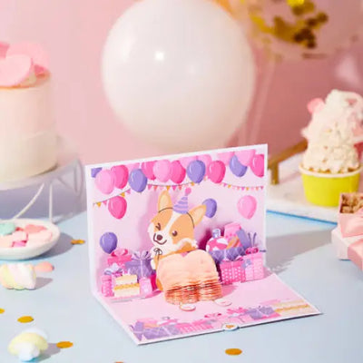 Corgi Ass Birthday Card - cards