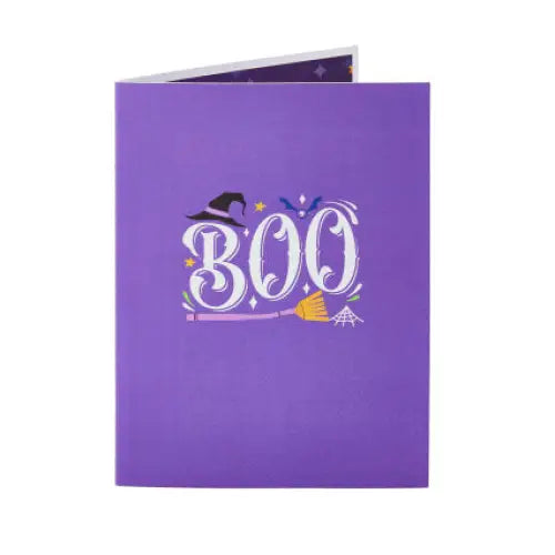 Crescent Witch Pop-up Card - cards