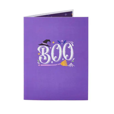 Crescent Witch Pop-up Card - cards