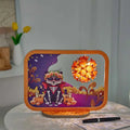 Day of the Dead Skull 3D Paper Carving Night Lights - cards