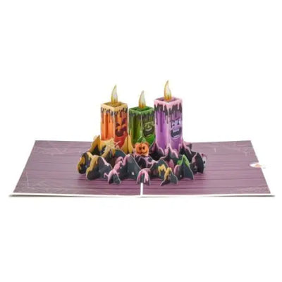 Halloween Candle Pop-up Card - cards
