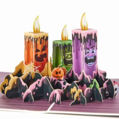 Halloween Candle Pop-up Card - cards