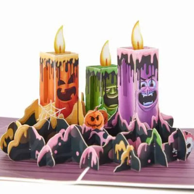 Halloween Candle Pop-up Card - cards