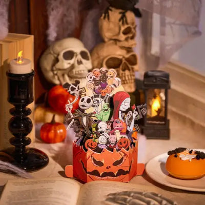 Halloween Pumkin Pop-up Card - cards