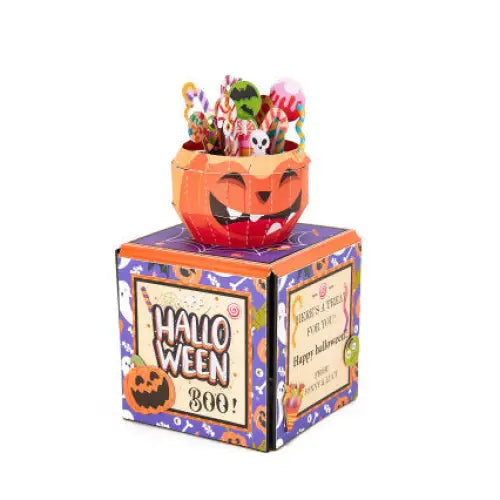 Halloween Pumkpin Exploding Box - cards