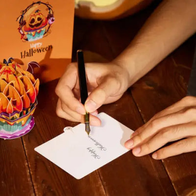 Halloween Pumpkin Cupcake - cards