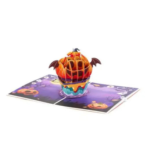 Halloween Pumpkin Cupcake - cards