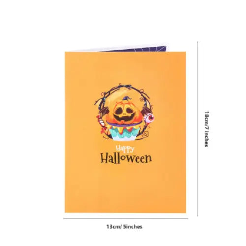 Halloween Pumpkin Cupcake - cards