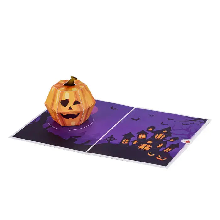 Halloween Pumpkin Pop-Up Card - cards