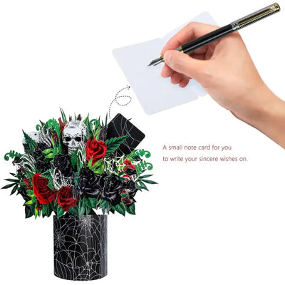Halloween Skull Bouquet - cards