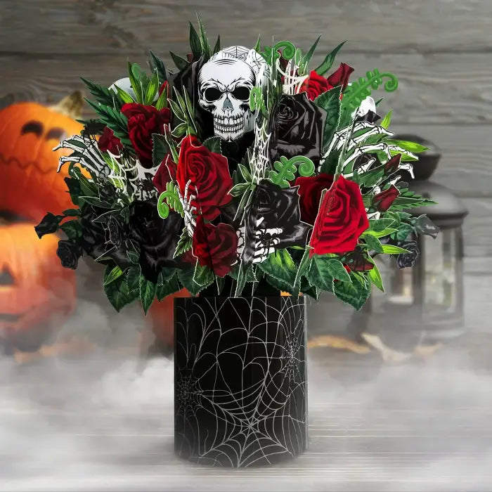 Halloween Skull Bouquet - cards
