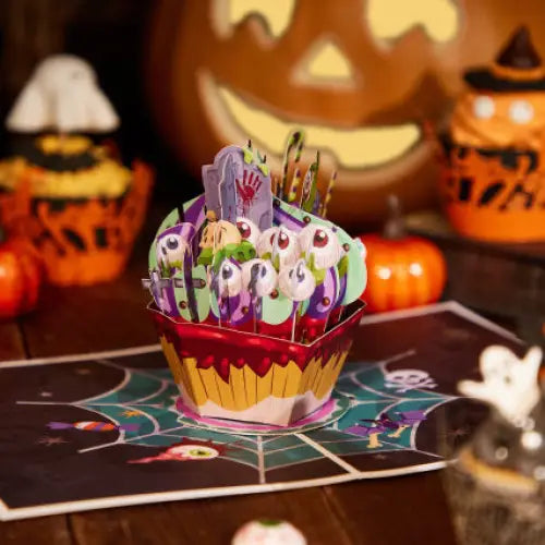 Halloween Tombstone Cupcake - cards