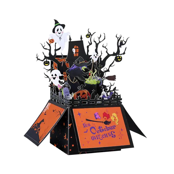 Halloween Witch Pop-Up Card - cards