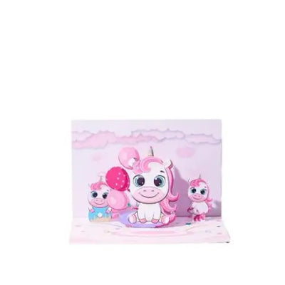 Happy Birthday Unicorn Pop up Card - cards