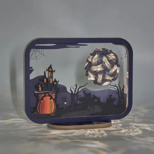 Headless Horseman 3D Paper Carving Night Lights - cards