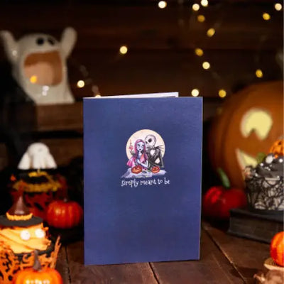 Jack and Sally Pop up Card （Crescent） - cards