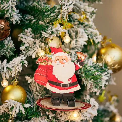 Santa Claus Card with Ornament - cards