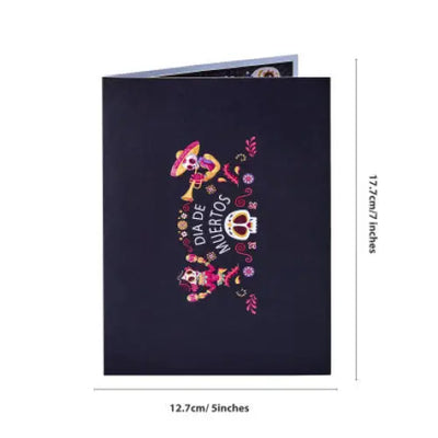 Skull Pop-Up Card - cards