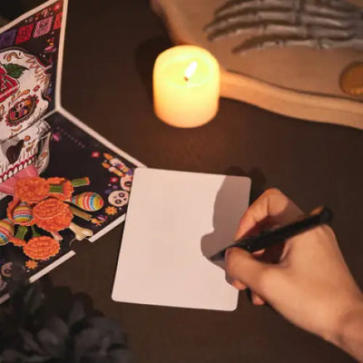 Skull Pop-Up Card - cards