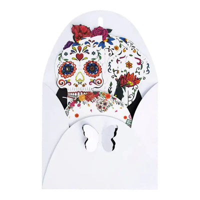 Sugar Skull Pop-Up Card - cards