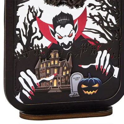 Vampire 3D Paper Carving Night Lights - cards