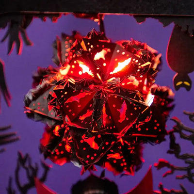 Vampire 3D Paper Carving Night Lights - cards