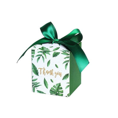 Sen Department Green Creative Square candy box wedding favor chocolate box party supplies box christmas gift box baby shower