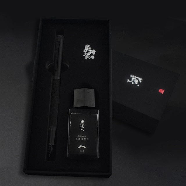 Black Metal Fountain Pen