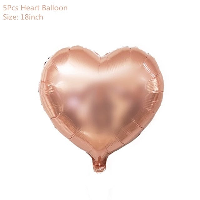 Rose Gold Party Decoration Balloons