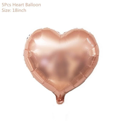 Rose Gold Party Decoration Balloons