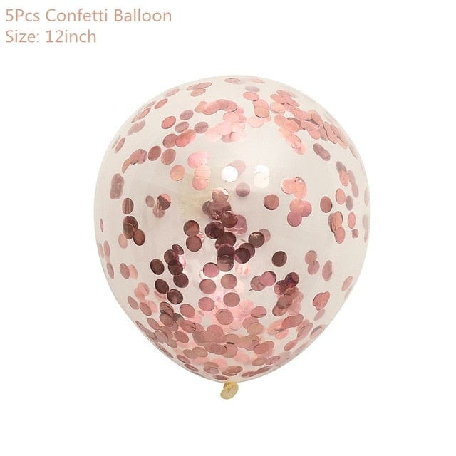 Rose Gold Party Decoration Balloons
