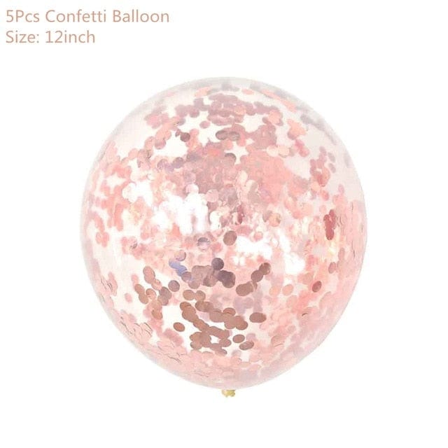 Rose Gold Party Decoration Balloons