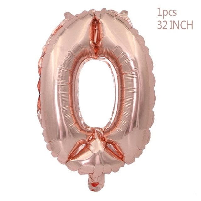 Rose Gold Party Decoration Balloons