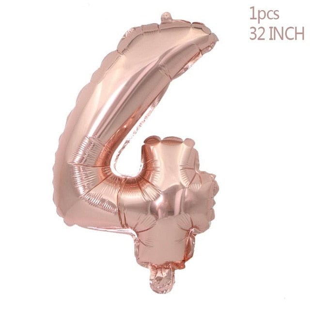Rose Gold Party Decoration Balloons