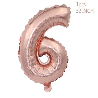 Rose Gold Party Decoration Balloons
