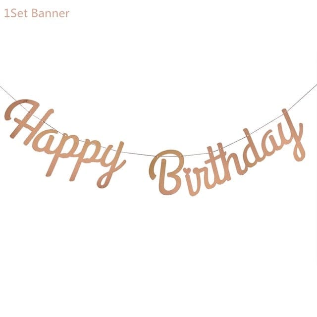 Rose Gold Party Decoration Balloons