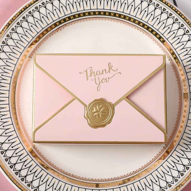 Simple Creative Gift Box Packaging Envelope Shape Wedding Gift Candy Box Favors Birthday Party Christmas Jelwery Decoration
