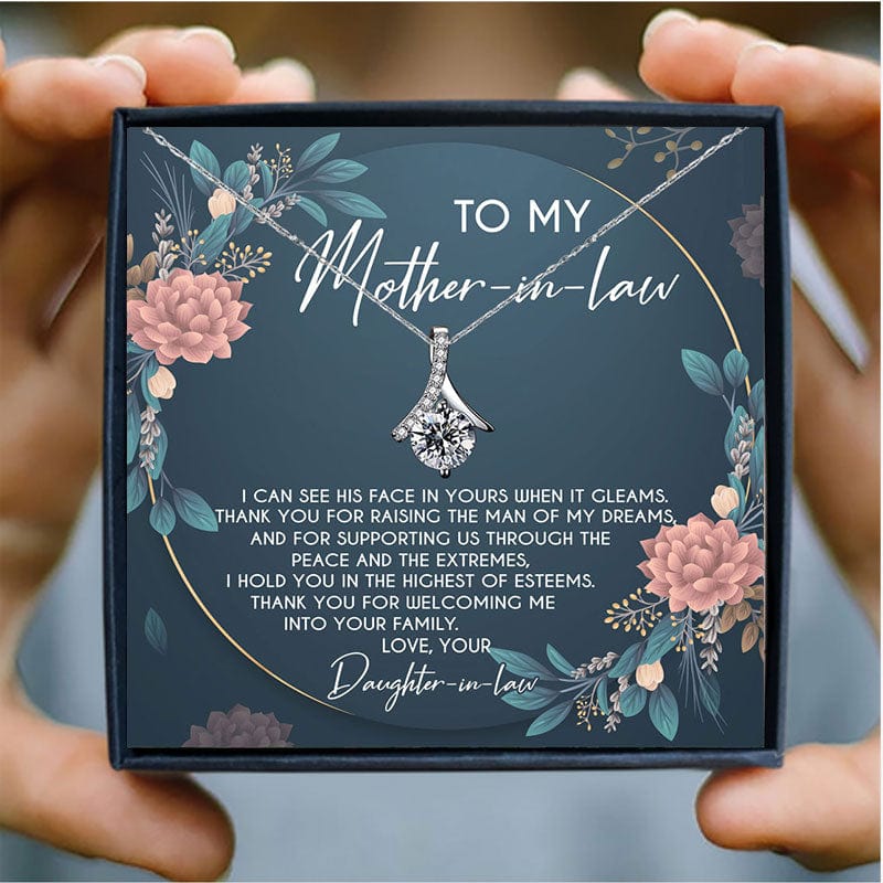 Mother in law Women Necklace Luxury Pendant Round AAA Zircon High Quality Pendant Necklace Mother Day Jewelry Birthday Gift