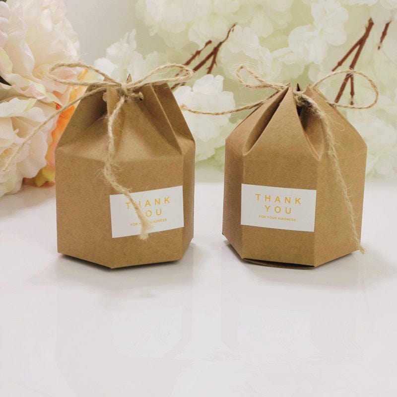 Kraft Paper Candy Gift Boxes
