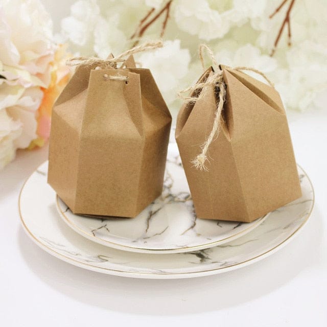 Kraft Paper Candy Gift Boxes