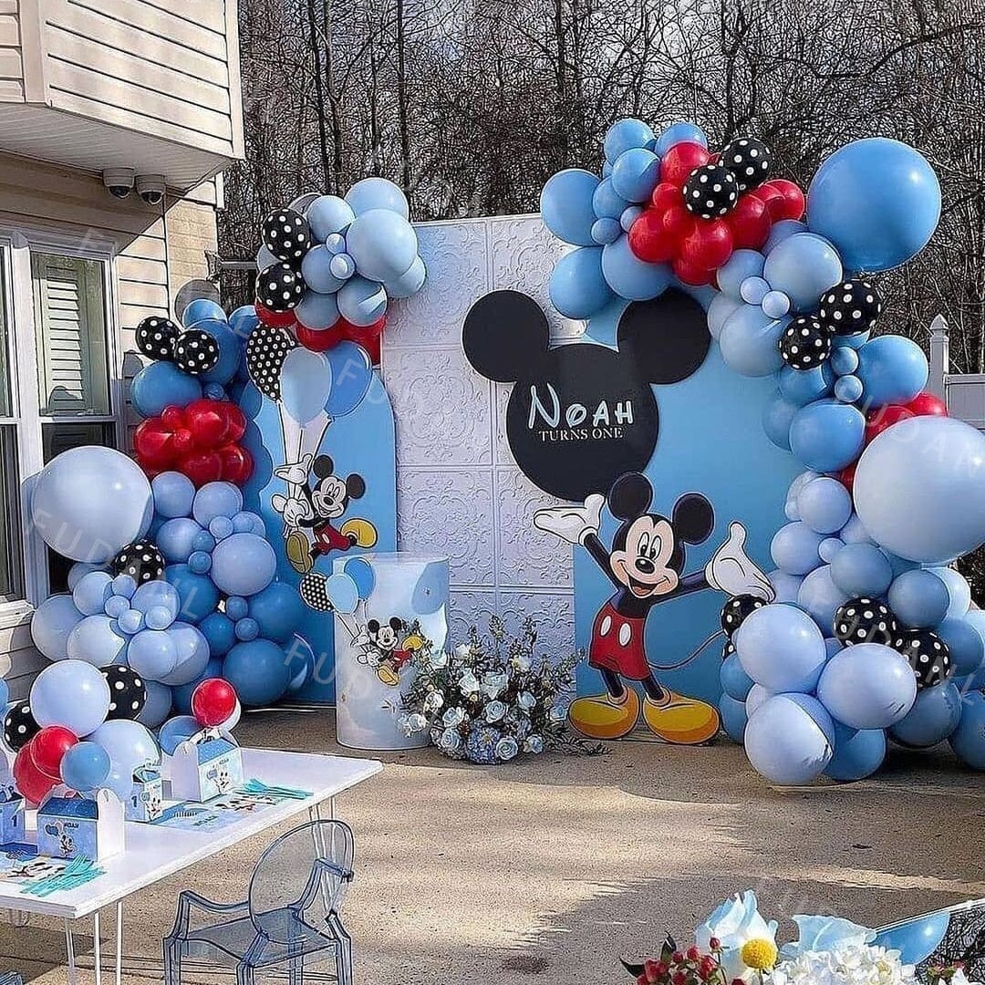 1Set Mickey Mouse Party Decoration Balloons