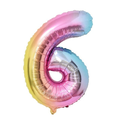 1Set Rainbow Unicorn Balloon Decorations