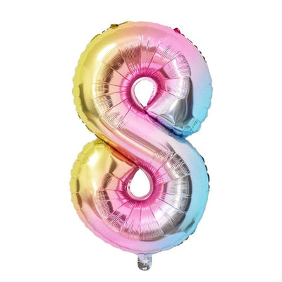 1Set Rainbow Unicorn Balloon Decorations