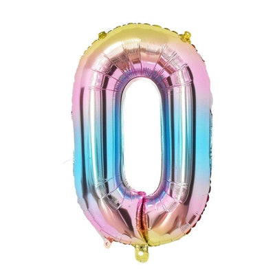 1Set Rainbow Unicorn Balloon Decorations