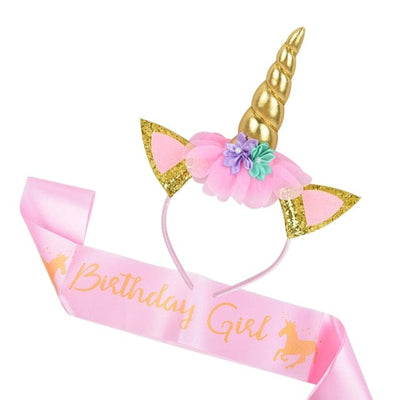 1Set Rainbow Unicorn Balloon Decorations