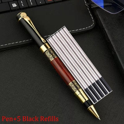 High Quality Full Metal Brand Roller Ballpoint Pen Office Executive Business Men Writing Pen Buy 2 Send Gift